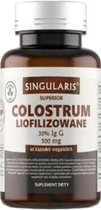 Suplement diety Singularis Colostrum Liofilizowane 30% Ig G 500 Mg 60 szt (5907796631690) - obraz 1