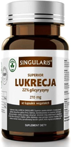 Дієтична добавка Singularis Liquorice 22% 60 капсул (5907796631522) - зображення 1