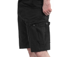 Тактичні шорти Brandit BDU (Battle Dress Uniform) Ripstop black, чорний M - зображення 5