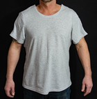 Адаптивна футболка Кіраса при травмуванні трикотаж меланж XХL (52) 427-2 - зображення 1