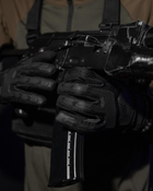 Рукавиці тактичні BEZET Protective камуфляж чорні - S - зображення 10