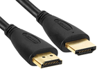 Кабель Captiva HDMI - HDMI 2 м Black (4046373802953) - зображення 1