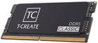 Pamięć Team Group SODIMM DDR5-5600 16384MB PC5-44800 T-Create Classic Black (CTCCD516G5600HC46A-S01) - obraz 3
