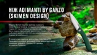 Нож Adimanti by Ganzo (SKIMEN design) Зеленый (Skimen-GB) - изображение 2