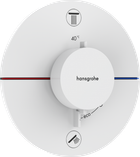 Смеситель скрытого монтажа по термостату HANSGROHE SHOWER SELECT COMFORT S 15554700, белый матовый