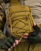 Тактическая патрульная сумка-слинг Silver Knight 1л однолямочная койот (85752) - изображение 2