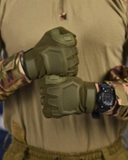 Армійські штурмові повнопалі рукавички M олива (13426) - зображення 4