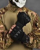 Тактические беспалые перчатки 2XL черные (10953) - изображение 3