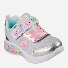 Дитячі кросівки для дівчинки Skechers 303155N 24 Сріблясті (196311553035) - зображення 2
