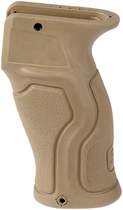 Рукоятка пистолетная FAB Defense GRADUS прорезиненная для АК песочная - изображение 1
