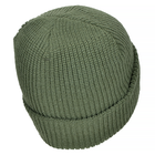 Шапка акриловая крупной вязки Beanie Cap Olive - изображение 8