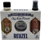 Podróżny zestaw do pielęgnacji włosów Reuzel Clean & Fresh Beard Try Me Kit Szampon 100 ml + Tonik 100 ml + Pomada do stylizacji 35 g (0850020289059) - obraz 3