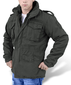 Куртка зі знімною підкладкою SURPLUS REGIMENT M 65 JACKET L Black - зображення 7