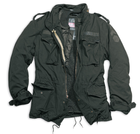 Куртка со съемной подкладкой SURPLUS REGIMENT M 65 JACKET 2XL Black - изображение 5