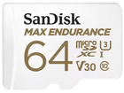 Karta pamięci SanDisk MicroSDXC 64GB UHS-I/U3 Class 10 Max Endurance (SDSQQVR-064G-GN6IA) - obraz 1