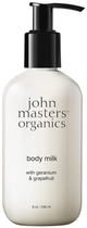 Молочко для тіла John Masters Organics Geranium Grapefruit 236 мл (0669558002050) - зображення 1