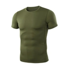 Мужская тактическая футболка с коротким рукавом Lesko A159 Green размер XXL - изображение 1