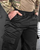 Тактичні чоловічі штани весна/літо S чорні (85660) - зображення 3