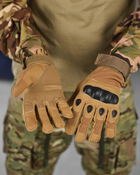 Тактические полнопалые перчатки 2XL койот (11134) - изображение 3