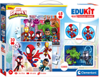 Zestaw puzzli i gier planszowych Clementoni Disney Spidey Edukit 4 w 1 (8005125182954) - obraz 1