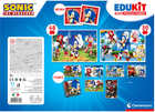 Zestaw puzzli i gier planszowych Clementoni Disney Sonic Edukit 4 w 1 (8005125183180) - obraz 2