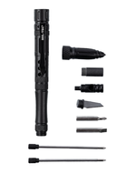 Ручка тактична Mil-Tec Мультитул Pro чорна TACTICAL PEN BLACK PRO (15990200) - изображение 3