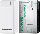 Портативний зарядний пристрій Beepower BP-30 30000mAh Mega Power Bank Charger 2x White (BP-30WH) - зображення 6