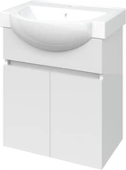 Тумба подвесная VAN MEBLES Мира 55 c 2-мя дверцами с умывальником KOLO Freja 55 см
