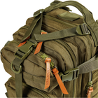 Тактичний рюкзак MACGYVER 26л зелений 602135 - изображение 5