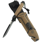 Нож Ganzo G8012V2-DY коричневый (G8012V2-DY) с паракордом - изображение 3