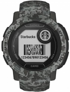 Pasek silikonowy Garmin do Instinct 2 22 mm Graphite Camo (753759279080) - obraz 2