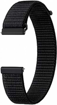 Ремінець Samsung Sport Fabric Band для Galaxy Watch 4 20 мм M / L Black (8806094336474) - зображення 1