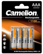 Akumulator Camelion Ni-MH HR03 AAA 1100 mA BP4 4 szt. (17011403) - obraz 1