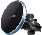 Uchwyt samochodowy Acefast D3 Magnetic Wireless Charging Silver (6974316280446) - obraz 1