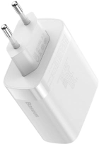Мережевий зарядний пристрій Baseus Mirror Lake Digital Display 4 USB Travel Charger 30 W (EU) White (CCJMHB-B02) - зображення 3