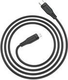 Kabel Acefast C3-01 Type-C to iP 3A 30W TPE TPE connectors Black (C3-01-C-L black) - obraz 2