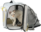 Torba transportowa dla kotów i psów Petkit Breezy xZone Pet Carrier Grey (P7703 Grey) - obraz 1
