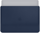 Etui na laptopa Apple Leather Sleeve do MacBook Pro 15" Midnight Blue (MRQU2) - obraz 4