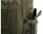 Водонепроникний тактичний рюкзак Tacal-A4 80L Хакі (4 в 1) - зображення 6