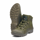 Берці літні тактичні черевики PAV 501 олива хакі шкіряні сітка Fee Air 40 - зображення 5