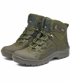 Берцы летние тактические ботинки PAV 501 хаки олива кожаные сетка Fee Air 41 - изображение 1