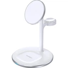 Бездротовий зарядний пристрій Choetech T585-F 3 в 1 Magnetic Wireless Charging White [101520]