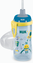 Kubek Nuk First Choice Flexi Cup z silikonową słomką 300 ml Turkusowo-żółty (4008600400448) - obraz 2