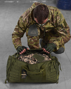 Армейская дорожная сумка/баул Silver Knight олива (86718) - изображение 6