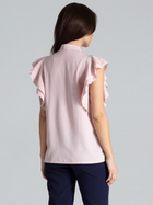 Блузка жіноча Lenitif K482 S Рожева (5902194353120) - зображення 4