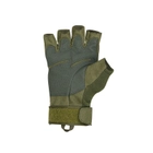 Безпальні рукавички тактичні Lesko E302 Green L без пальців військові військові - зображення 3