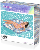 Materac dmuchany do pływania Bestway Muszla opalizujący 185 x 114 cm (6942138985191) - obraz 1