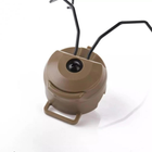 Адаптер на каску шолом для активних навушників MSA Sordin (tan) - зображення 5