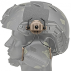 Кріплення адаптер на каску шолом HL-ACC-43-T для навушників Peltor/Earmor/Walkers (tan) - зображення 3