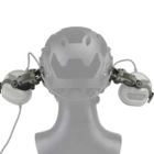 Кріплення адаптер на каску шолом HD-ACC-08 Olive для навушників Peltor/Earmor/Howard (Чебурашка) - зображення 4